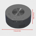 1080P mini LED mobilusis projektorius Namų kino vaizdo medijos leistuvas lauko kinas laidinis to paties ekrano projektorius, skirtas iPhone Android