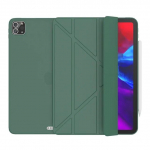 Dėklas iPad Pro 2021 11 12.9 colių plan&scaron;etiniam kompiuteriui, magnetinis stovas, dangtelis, plan&scaron;etinio kompiuterio korpusas, skirtas iPad Pro 11 12 9 dėklui 2021 2020 For Pro 11 2020 tamsiai žalia spalva