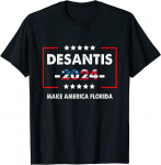 Padarykite America Florida DeSantis 2024 rinkimų auk&scaron;čiausios kokybės unisex mar&scaron;kinėlius S