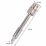 1vnt belaidis ne&scaron;iojamasis mini lituoklio antgalis USB baterija lituoklio suvirinimo antgaliai, skirti taisyti suvirinimo įrankius 0.7*4.9cm