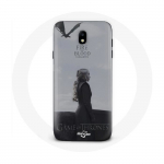 Coque pour Samsung Galaxy J3 2017 Game of Thrones Saison 8 Daenerys Targaryen feu et sang Le Tr&ocirc;ne d