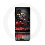 Coque pour Samsung Galaxy A42 5G Formule 1 Sebastian Vettel Pilote automobile F1 Rouge