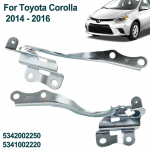 Rinkinys 2vnt Automobilio gaubto vyriai, vairuotojo pusė, de&scaron;inė, de&scaron;inė, skirta Toyota Corolla 2014 2015 2016 TO1236187 TO1236188 pora naujų priedų