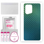 apgo Protective Skin Sticker for the back compatible with Oppo Find X5, Wrap Film, Foil, Vinyl - Pattern Carbon Chameleon CAKA1