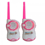 2 pakuotės vaikams skirtos racijos, mini animaciniai filmukai, ne&scaron;iojami vaikams žaislai Linksmi elektroniniai dvipusiai radijo imtuvai
