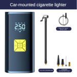 6000 mAh skaitmeninių padangų pripučiamas lokomotyvas, ne&scaron;iojamas oro kompresoriaus siurblys, naudojamas automobiliams, motociklams, dviračių pripučiamam siurbliui