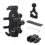 Motociklo kalnų mobiliojo telefono laikiklis automobilio aliuminio lydinio patobulintas amortizacija elektrinis dviratis lauke fiksuoto rėmo stovai