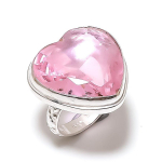 Kunzite Gemstone Handmade 925 Sterling Silver Gift Jewelry Ring Size 6 r5d90