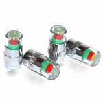 4 vnt. / partijoje padangų slėgio monitoriaus slėgio matuoklio dangtelio jutiklio indikatoriaus įspėjimo stebėjimo įrankių rinkinys 4 PCS