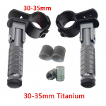 Universalus motociklų CNC aliuminio sulankstomas kojų atramas - kojų atramos motociklams, mopedams, motoroleriams, suderinamos su 22-27 mm ir 30-35 mm