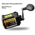 TR12000 Double Fish būgninio tipo veliavimo ritė - 25 kg talpa, ideali žvejybai i&scaron; jūrinio laivo