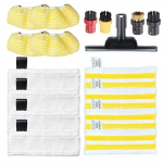 Karcher Easyfix SC2 SC3 SC4 SC5 dulkių siurblio mikropluo&scaron;to valymo pagalvėlės dangtelis garų &scaron;luostės &scaron;epečio galvutės antgalio dalims