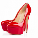 Moteri&scaron;ki auk&scaron;takulniai smailiais kulnais, seksuali platforma, apvalūs priekiai, 14 cm, itin auk&scaron;ti striptizo stulpo &scaron;okiams, vakarėliui, vestuvėms, didelis dydis 38 raudona