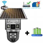12MP 4G CCTV saulės kamera lauko stebėjimo apsaugos kamera I&scaron;orinė 6K Wifi IP apsaugos kamera Vigilancia lauko namams WiFi Cam
