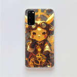 AP6 Pikachu skaidrus dėklas, skirtas Samsung A04 A14 A23 A34 A54 M23 M33 M52 M53 Realme 10 9 C30S C35 C55 VIVO Y02 Y21 Y33S Y51 X80 V25 dangtelis VIVO X80 Pro padangės mėlyna