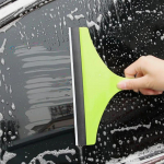 1 vnt. Langų stiklo valymo &scaron;epetys valytuvas grandiklis daugiafunkcis stiklo valymo &scaron;epetys buitinis plovimo vonios kambario valymo įrankis žalia