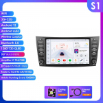 Ossuret 8 Mercedes Benz E-klasei W211 E200 E220 E300 E350 E240 E270 E280 W219 su automobilio radijo palaikymu, belaidžiu i&scaron;maniuoju DVR, Carplay, Android Auto S1 8Core 3G 32G