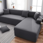 Universalus Elastingas Sofa Klojinių Užvalkalas - Vienspalvis, Atsparus Įbrėžimams, Apsauga keturiems sezonams Chaise Lounge klojiniams 3-Seater (190-230cm)