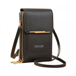 Odinis krep&scaron;ys Liečiamas ekranas Telefono piniginė Crossbody Bags Moteri&scaron;ka Kelioninė i&scaron;maniojo telefono rankinė