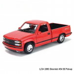 Meichi Pav. 1:24 1993 Chevrolet 454 SS Pikapas Transportavimo priemonės Imitacija Lydinio Automobilio Modelis Amatai Papuo&scaron;alai Kolekcija Žaislas Berniuko Gimtadienio Dovana raudona