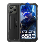 Atnaujintas Blackview BV5300 Plus Patvarus Telefonas 6.1 HD 60Hz Ekranas 4/8GB+128GB Android 13 6580mAh Baterija 5MP+13MP Kamera Mobilusis Telefonas 4GB+128GB juoda