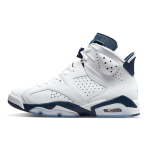 Air Jordan 6 Retro Midnight Navy 2022 Unisex Sportbačiai Balti CT8529-141 36