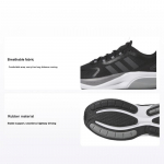 Adidas Alphabounce+ Juodi Anglies Spalvos Vyri&scaron;ki Sportbačiai Pagrindinės Juodos Spalvos Pilki Trys HP6144 44
