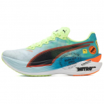 Puma Deviate Nitro Elite 3 Maratono Serija Moteri&scaron;ki Sportbačiai Mėlyni Nitro-Mėlyni Fizzy-Apple 310198-01 35.5