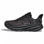 Hoka One One Clifton 9 Wide At&scaron;okanti amortizacija Audinys Žemi Bėgimo bateliai Maratono Treniruotėms Moteri&scaron;ki sportbačiai Juodi 1132211-BBLC 36⅔
