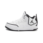 Jordan Courtside 23 Patogūs Universalūs Patvarūs Smūgių Absorbcija Atrama Neslystantys Vidutinio Auk&scaron;čio Vaikų Krep&scaron;inio Batai Vaikų Sportbačiai Juodi Balti AQ7734-100 28