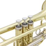 SLADE Profesionalus Bb plok&scaron;čias kornetas Žalvarinis instrumentas su ne&scaron;iojimo dėklu, pir&scaron;tinėmis, valymo &scaron;luoste, &scaron;epetėliais