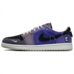Zion Williamson x Air Jordan 1 Retro Low OG Voodoo Alternatyvūs Vyri&scaron;ki Sportbačiai Mėlyni Karali&scaron;kos Violetinės Garų Žali IH2309-500