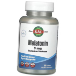 Melatonino tabletės, Melatoninas ilgalaikio atpalaidavimo 3, KAL 60 tablečių (72424017) 60tab
