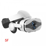 Virtualiosios realybės VR akiniai, 3D ant galvos dėvimas VR įrenginys, I&scaron;manūs &scaron;almo akiniai, Įtraukianti mobiliųjų vaizdo įra&scaron;ų patirtis VR Glasses