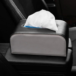 My Good Car Tissue box car tray toilet paper napkin tray For Tesla Model 3 S X Car black spell beige
