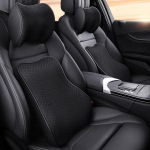 Automobilio kaklo galvos atramos pagalvės pagalvėlės automatinė sėdynės galvos atramos apsauga Automobilių sėdynės kaklo atramos atmintis medvilnė biurui 1pcs beige neck