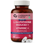 Karbamido Forte L-Glutationo 500 mg tabletės su vitaminu C, hialurono rūg&scaron;timi ir biotinu &ndash; 30 vegani&scaron;kų tablečių