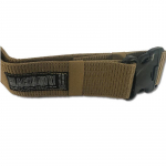 Juodojo vanago taktinis drobės diržas Adjustable chaki