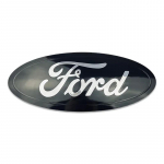 Automobilio lipdukas 2026 Ford 23,5cm Aliuminio automobilio priekinio variklio dangčio emblema Ford Explorer Edge Everest Ranger/T8 F150 Po 2019 m. Transit Tourne gray