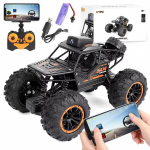 2024 2.4G 1/18 Automatinis Fotografavimo Kamera Sekimas Manimi Lydinio Rock Crawler Sunkvežimis Nuotolinio Valdymo Mini RC Automobilis su WIFI 720P HD Kamera Automobilis Suaugusiems Vaikams Dovana Žaislai