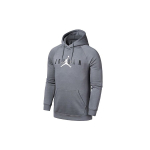 Air Jordan Sport Dna Hbr Dėmėtas Ra&scaron;tas Megztas Puloveris Su Gobtuvu Vyri&scaron;kas Gobtuvas Pilkas CT6293-084 XL gray