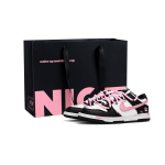 Nike Dunk JUODA ROŽINĖ Mergaiti&scaron;ka Aplinka BUTAS. Rožinės žemos vir&scaron;aus riedlentės bateliai Unisex Persikų žiedų rožiniai DD1503-101(Team1354-SBOX) 39 black