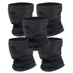 Dviračio veido kaukė Sugerianti prakaitą Kvėpuojanti Žvejybos Treniruočių Sportinė UV apsaugos veido skara Kaklo mova Vasarinė veido bandana black