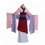 Prabangus Anime Mulan tradicinis Kimono suknelės vakarėlio Cosplay kostiumas moterims XS gray