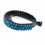 Eleganti&scaron;kas moterų Bling Kalnų kri&scaron;tolas Bun Hairpin Twist plaukų segtukas formavimo aksesuaras