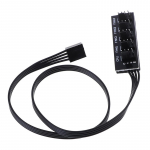 40 cm nuo 1 iki 5 4 kontaktų Molex Tx4 Pwm procesoriaus au&scaron;inimo ventiliatoriaus adapterio maitinimo laidas