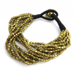 Les Tr&eacute;sors De Lily [L6410] - Bracelet ethnique 'Kilimanjaro' dor&eacute; auksas