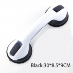 Rankenos neslystančios atramos Tualetas Vonios Safe Grab Bar Vakuuminis siurbtukas Turėklai juoda