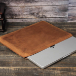 Natūralios odos ne&scaron;iojamojo kompiuterio dėklas, skirtas MacBook Pro 14,2 colio 2021 A2442