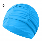 Spausdinti sportiniai aksesuarai, elastingi nailono turbanai, ilgi plaukai, apsaugantys baseino maudymosi kepuraites 6